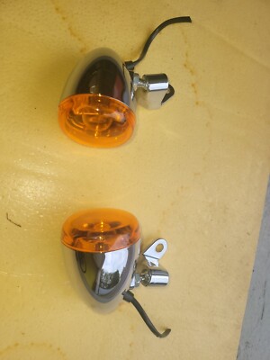 Harley Davidson Vorne Blinker Paar Pair Front turn signal indicator #1847