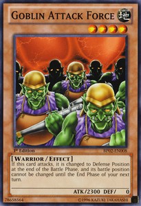 Goblin Attack Force - BP02-EN008 - Common - 1st Edition x3 - Lightly Played