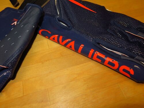 Nike NCAA University Virginia Cavaliers Vapor Football Glove Size 4XL DX5308-426 - Picture 2 of 5