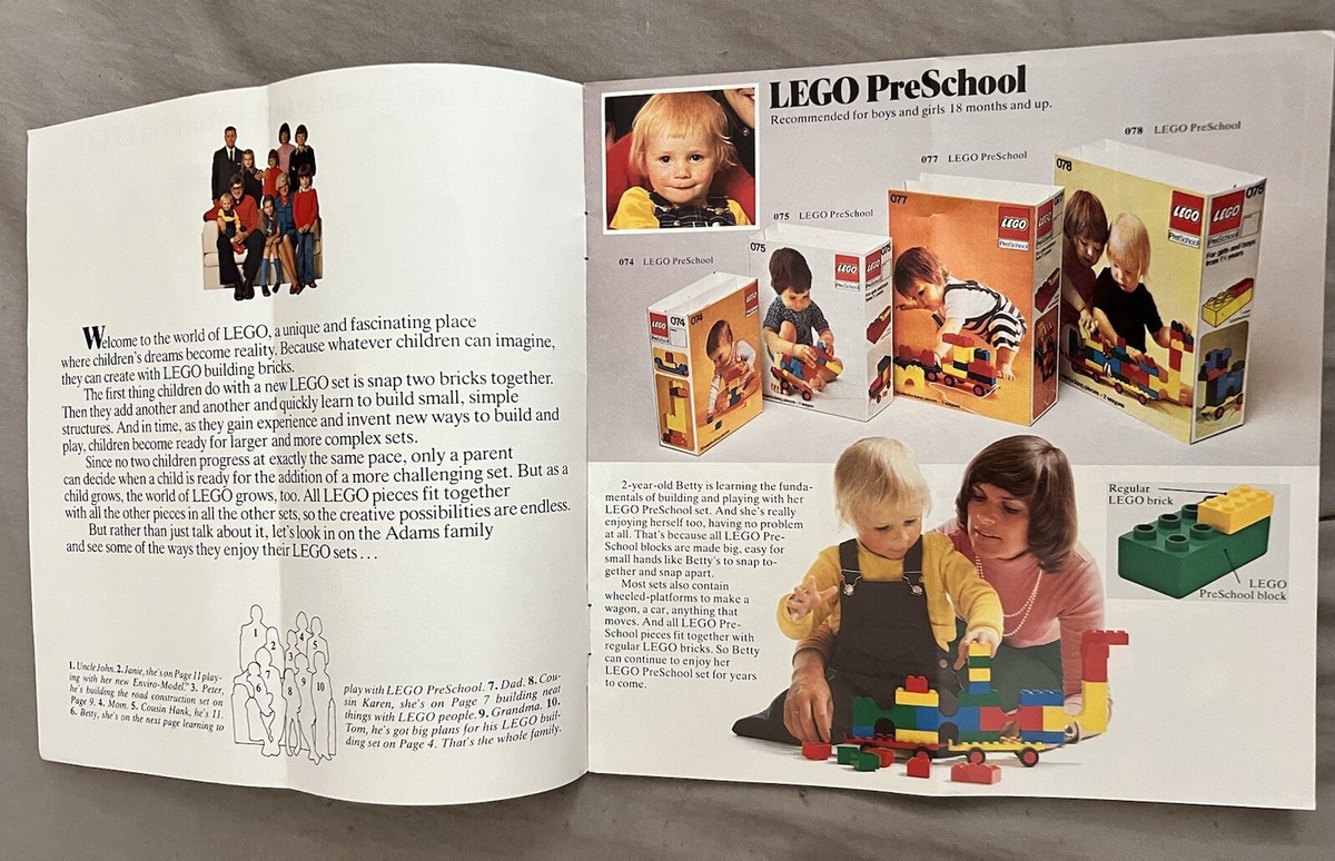 Lego Catalog c76us 1976 Large US 1976 Large US (98.400-US) Vf/Fn