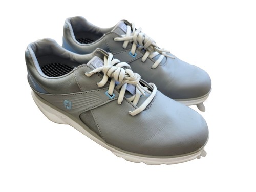 Footjoy FJ Pro SL Spikeless Golf Shoes 98118 Women’s Size 8.5 Gray/Aqua