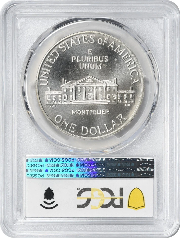 1993-D Madison Bill of Rights Silver Commemorative Dollar MS70 PCGS - Image 2 of 2