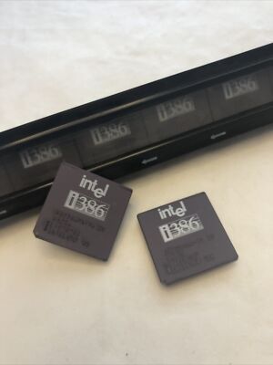 Intel i386 DX CPUセット Intel 386DX-20 Mhz Double Sigma PGA Processor i386 A80386