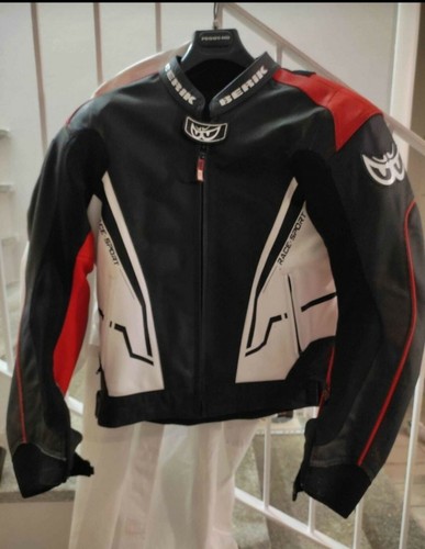 Giubbotto moto pelle tg.50 BERIK 2.0 | eBay
