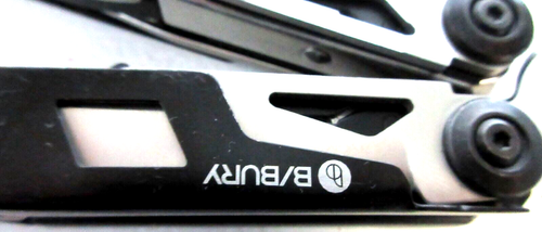 Bilbury B/BURY Multitool In Good Used Condition / Black & Silver Many Functions - Picture 8 of 11