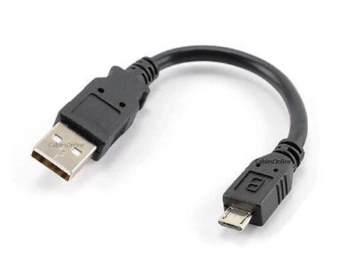 5-PACK 6 inch USB 2.0 A-Type Male to Micro-B Male Cable, CablesOnline USB-1500-5 - Image 2 of 2