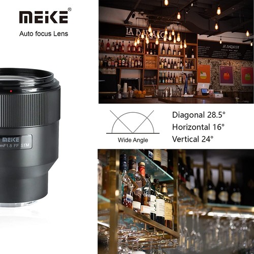 Meike 85mm F1.8 FF STM Full Frame Auto Focus Lens for Canon Nikon Sony Fujifilm - Picture 6 of 8