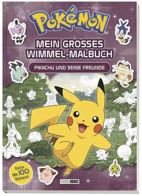 Pokémon: Mein großes Wimmel-Malbuch - Pikachu und seine Freunde: Extra 1366175-2