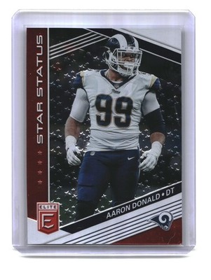 2019 Donruss Elite #SS-14 Aaron Donald Star Status Red #/99