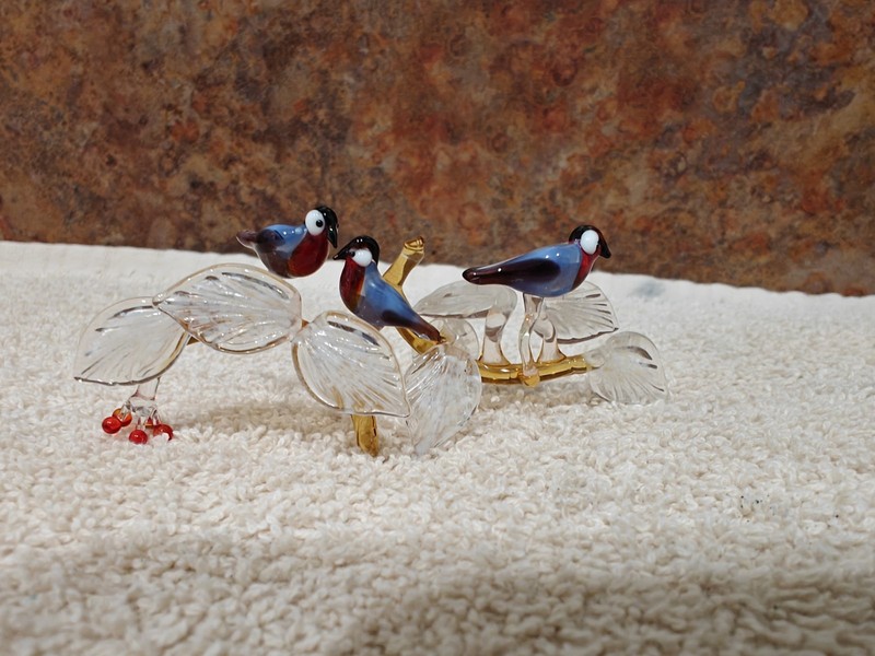 Blown Glass Animals *Broken Lot Of 3*