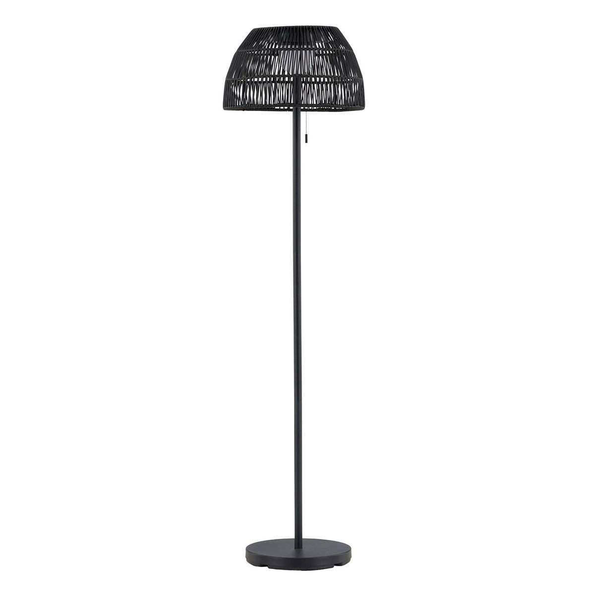 Lampadaire d'extérieur design Mabis 150cm noir luminaire étanche de jardin
