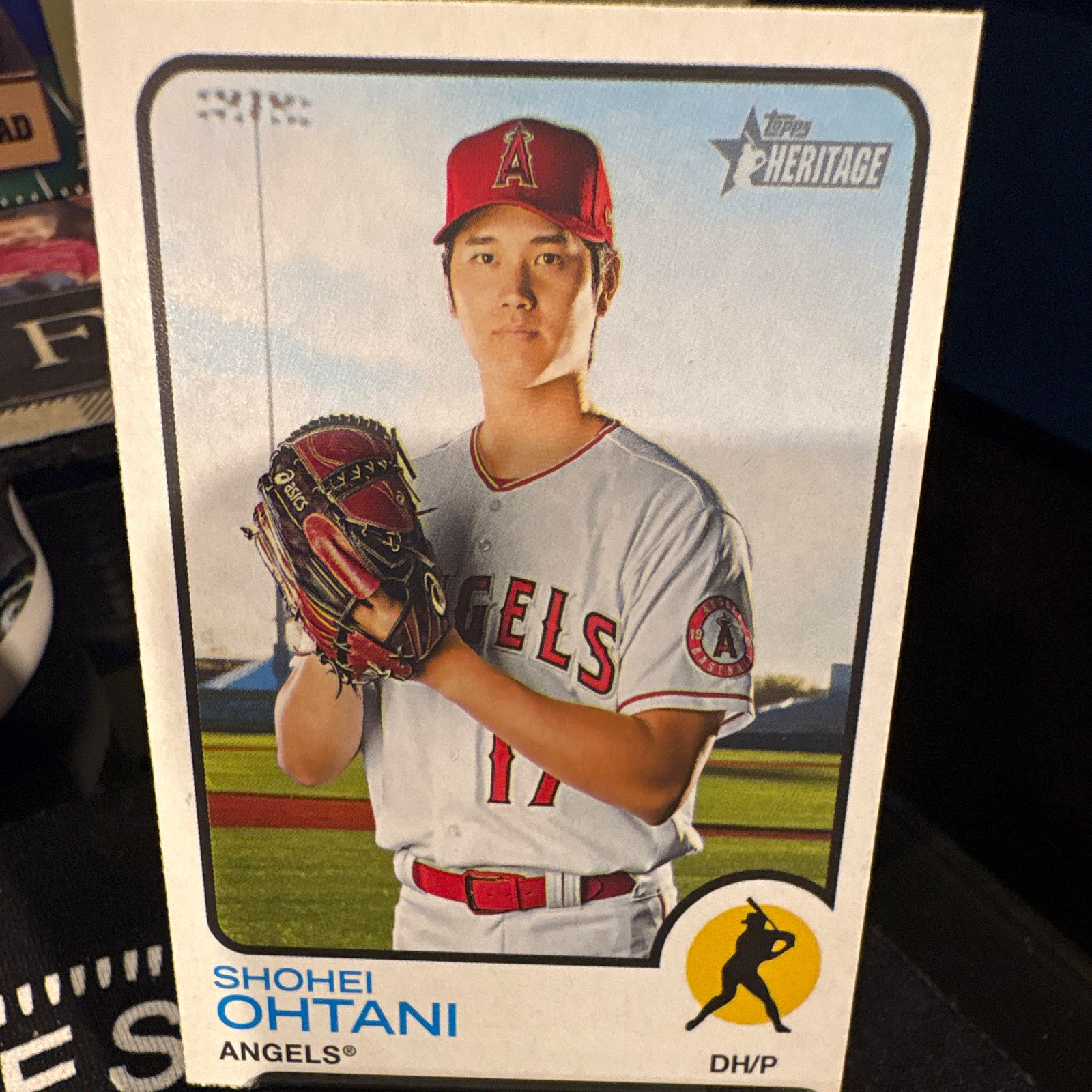 Topps 2022 Topps Heritage Shohei Ohtani Nickname Variation #150 Angels