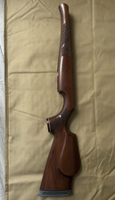 AA S400 Brown Wooden Gun Stock with Checkering & Rubber Recoil Pad, 1 Pack