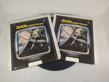 Vintage 2001: A Space Odyssey Part 1  2 CED RCA Selectavision Videodisc MGM/UA