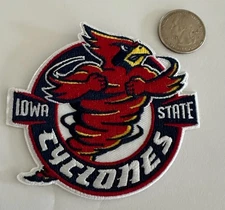 ISU Iowa State Vintage style Embroidered Iron On Patch (Nice) 3.5"x 3" Awesome!
