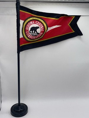 Algoma Central Corporation Centennial Wimpel Flagge 1899-1999 Schifffahrt Marine