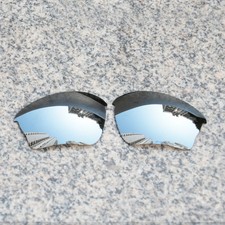 Silver Mirrored Replacement Lenses for-Oakley Half Jacket XLJ POLARIZED