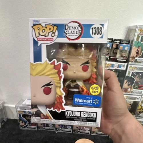 Funko Pop! Demon Slayer Kyojuro Rengoku #1308 Walmart Exclusive Glow