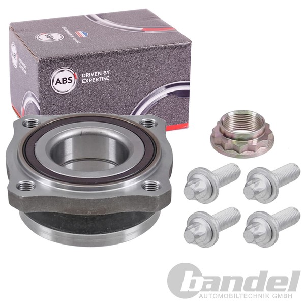 ABS RADLAGER-SATZ Mit ABS-RING Hinten Passend FüR BMW 5 6 7 | 201404-image