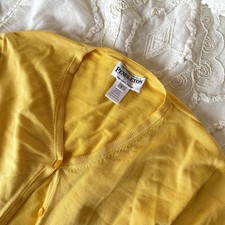Vintage Yellow Pendleton Button Down Cardigan