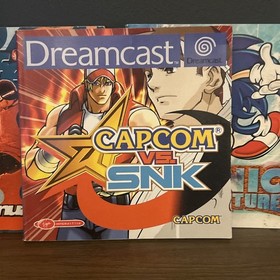 Sega Dreamcast Bundle MANUALS Capcom vs snk sonic adventure snow surfers used 