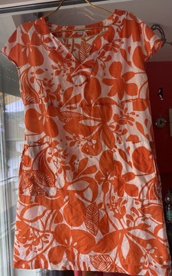 Leinenkleid BODEN Uk 10 / D 36/S, Neuwertig, Kurzarm, Reißverschluss 