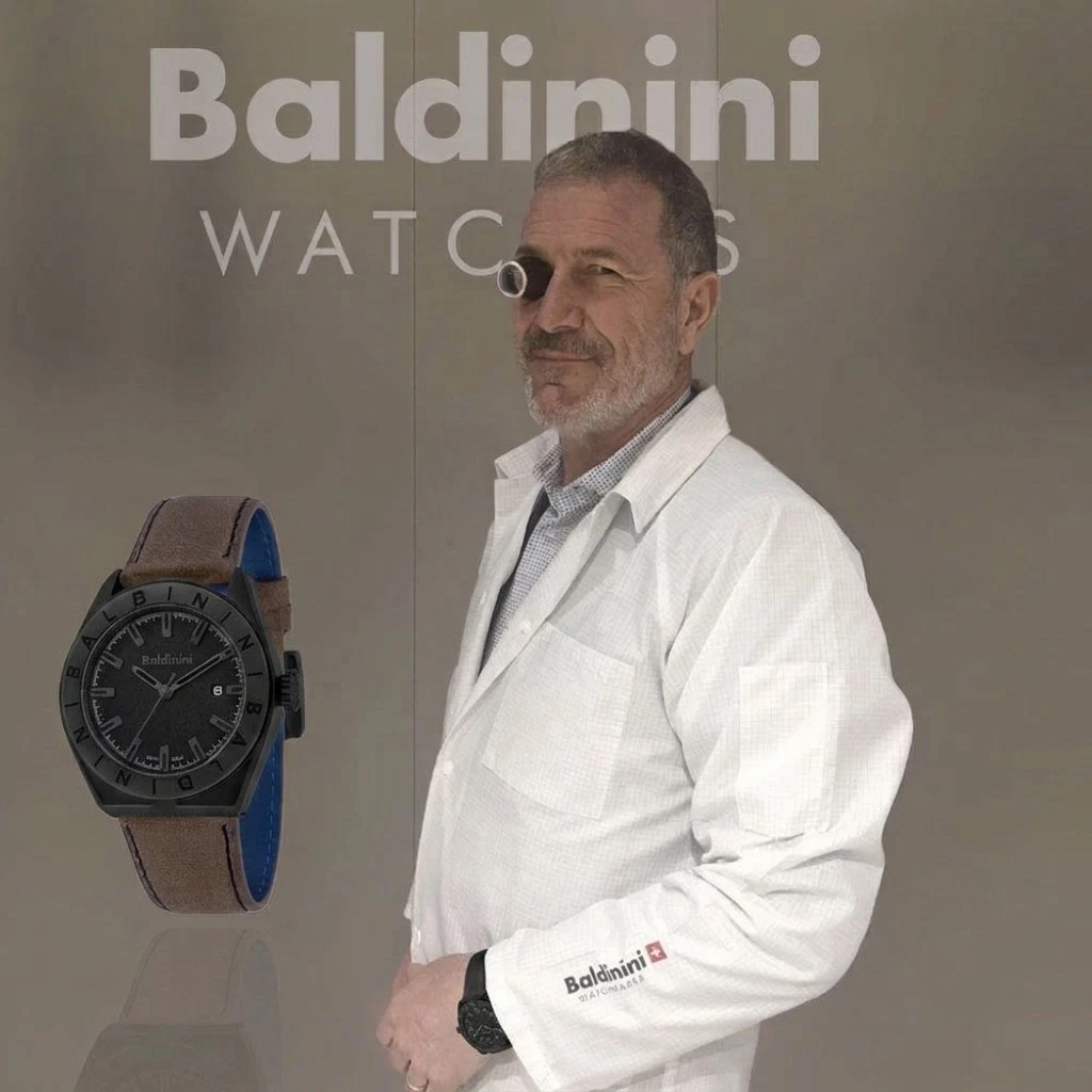 Baldinini Adria SWISS Made Quartz Men's Wristwatch Bioplastic Polymer w/ Box image 14
