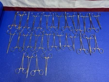 Bulk Lot of 32 Jarit Retired Forceps Surgical Instruments
