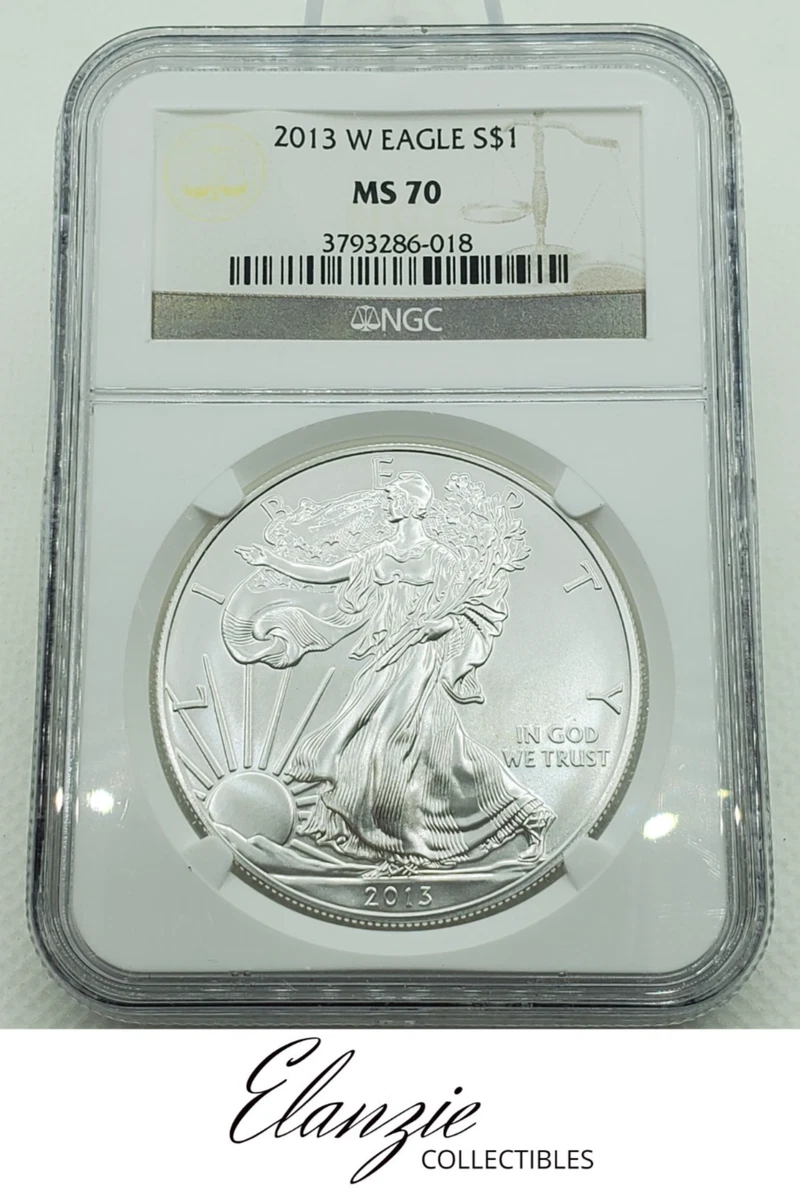American Eagle MS 70 Graded 2013 Silver Bullion Coins for sale | eBay