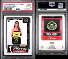 SERENA SUNDELL RC PSA 10 2025 PANINI INSTANT WNBA DRAFT NIGHT #DN15 ROOKIE /720