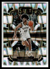 2023-24 Panini Select #98 Andre Jackson Jr. Tectonic Prizms Rookie RC