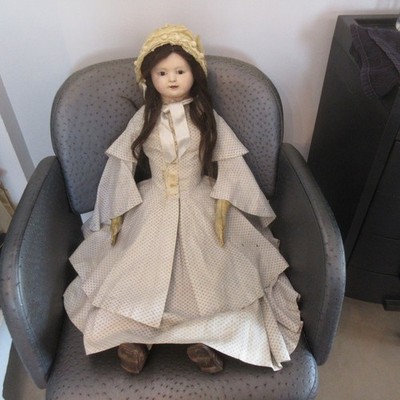 große Puppe Pauline 75 cm Büste aus Deutschland Andreas sieht Originalkleidung