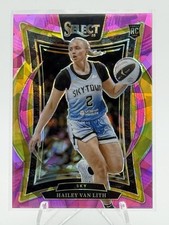 2025 Panini Select WNBA - Concourse Hailey Van Lith #30 Pink Ice Prizm (RC)