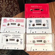 Disney Children's Music Cassette Lot 5 - Silly Songs, Mickey Unwrapped 60819-0