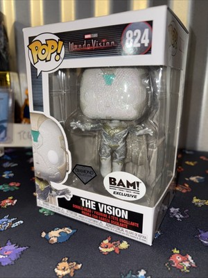 Funko Pop! Vinyl: Marvel - The Vision  (BAM) (Diamond) #824 Exclusive Rare! Hot