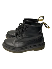 Dr.Martens Lace Up Boots 39 Blk Leather 101 Inm74