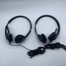 Logitech H340 USB Wired Headset A-00044 With Noise Canceling Mic Lot Of 2
