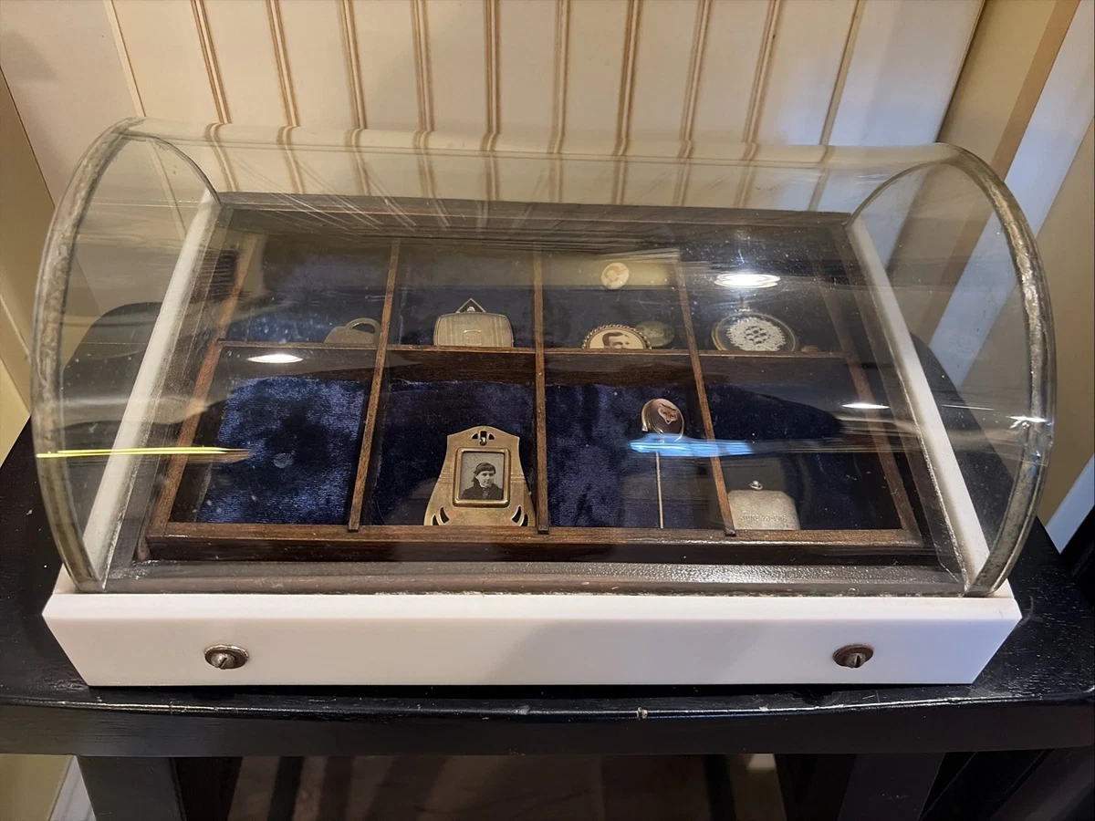 その他 Antique glass case High End Antique Glass Display Cases - Elegant & Durable