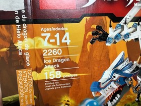 Lego 2260 - NINJAGO - ice dragon attack - flattened box only