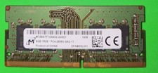 Micron 8GB 1Rx8 PC4 2666 MTA8ATF1G64HZ-2G6D1 Laptop Memory TESTED