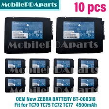 Lot of 10 OEM New BATTERY ZEBRA TC70 TC75 TC72 TC77 BT-000318 BRTY-TC7X-46MPP-01