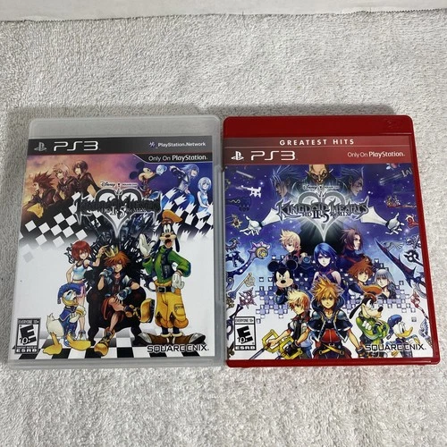 Sony PlayStation 3 PS3 Kingdom Hearts HD 1.5 + 2.5 Remix Bundle LOT of 2 Set