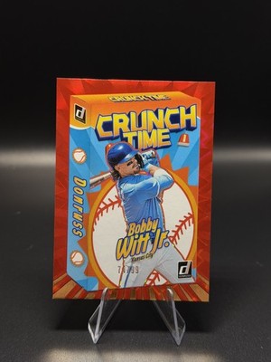 2026 Panini Donruss - Crunch Time Bobby Witt Jr. #3 Red Xplosion /99
