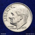 1969-P Roosevelt Dime (Brilliant & Uncirculated)