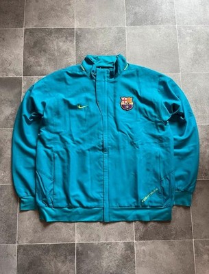 Nike Vintage Trackjcket FC Barcelona Herren Blau 2000s (XL)