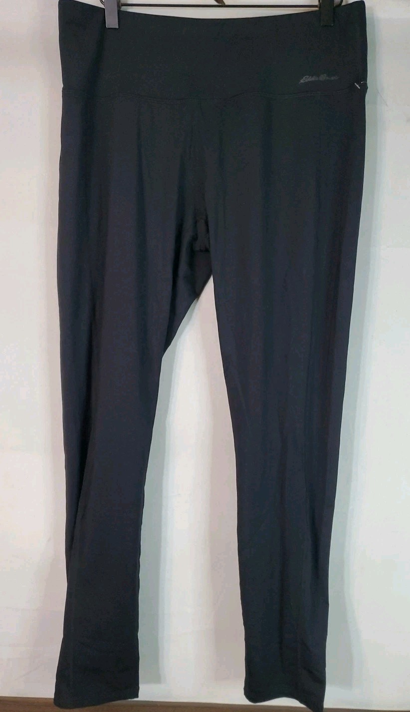 Eddie Bauer Women's Blue Purple Full Length Yoga Leggings Size XL