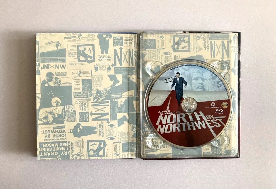 North By Northwest Blu Ray 50th Anniv Ed Digibook Hitchcock Mint Region Free - Image 4 of 4