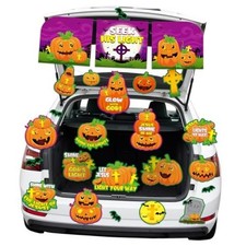 25 Pcs Halloween Trunk or Treat Car Decorations Kit