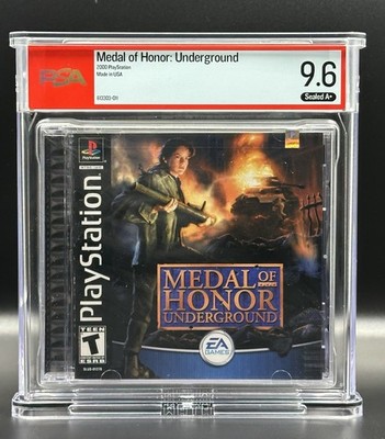 Medal of Honor: Underground • PSA 9.6 A+ • 1st Print • PlayStation