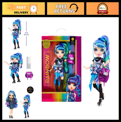 Special Edition 9'' Posable Fashion Doll - Blue & Green with Accessories & Backpa